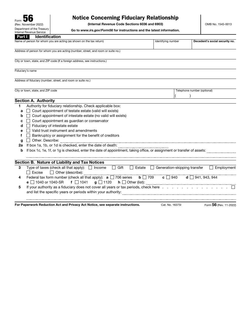 Form 56 PDF preview
